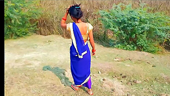 Indian Teen Flaunts Her Natural Beauty In Outdoor Encounter