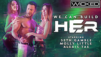 Alexis Tae Y Molly Little Se Involucran En Un Trío Caliente Con Seth Gamble