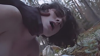 Darcy Dark Experiences Intense Anal Sex With A Black Penis In The Woods