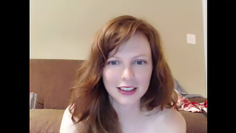 Adorable Redhead Shares Her Alluring Charm On Webcam