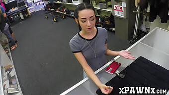 Young Teen Kiley Jay'S Seductive Deal With A Pawnshop Owner