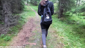 Young Hiker Gets Her Butt Cummed On After Outdoor Sex