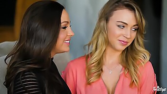 Abigail Mac And Zoey Taylor Host A Sensual Gathering With Natural Beauties