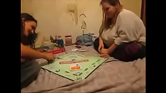 Voluptuous Woman Suffers Defeat In Monopoly And Is Subsequently Impregnated