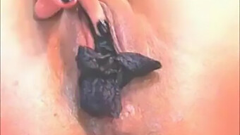 Close-Up Of A Girl'S Female Ejaculation On Webcam