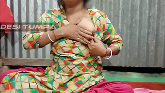 An Indian Wife Reveals Her Large Breasts And Tight Vagina While Her Husband Is Away