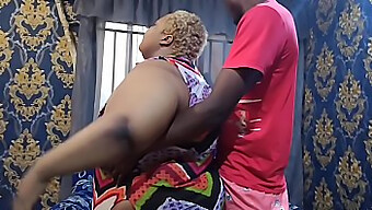 African Girl With Big Boobs Blows And Rides Big Black Cock