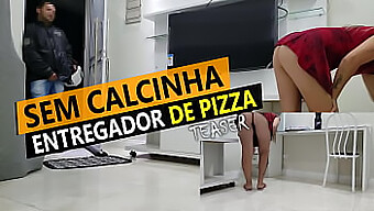 Slutwife Cristina Almeida Flaunts Her Hairy Pussy In Upskirt Shot While Waiting For Pizza