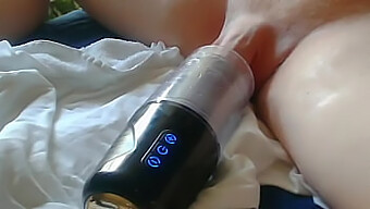 Onani Med Sexlegetøj Og Cumshot I Hd-Video