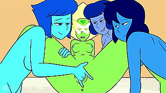 A Lição Botânica Do Peridot Se Transforma Em Uma Sessão De Sexo Em Grupo Selvagem