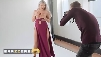 Lana Roses Intima Fotosession Leder Till Oväntat Oralt Och Kukspel.